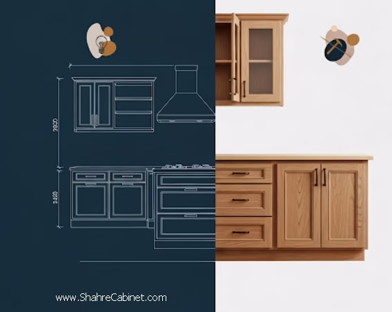 خدمات طراحی و ساخت کابینت در کرج
