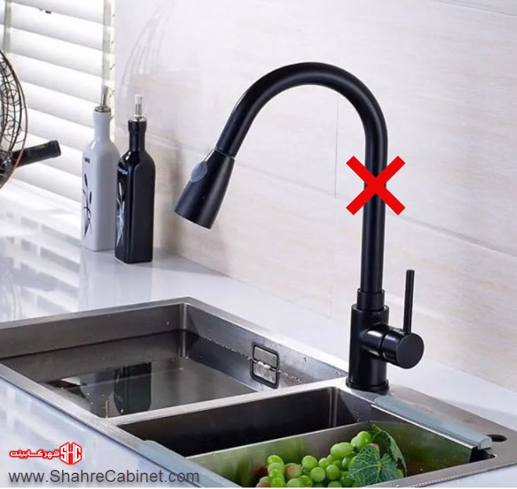 راز آشپزخانه لاکچری و مینیمال - این 4 خطای رایج را در طراحی مرتکب نشوید! 6 شیرالات مشکی مات استفاده نکن