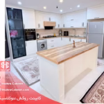 کابینت روکش نئوکلاسیک - سفید چوب